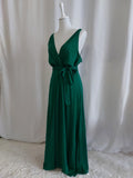 Smaragdgrünes Maxikleid